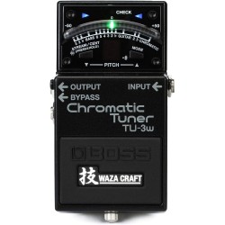 BOSS TU 3W Chromatic Tuner Waza Craft - ACCORDATORE CROMATICO A PEDALE PER CHITARRA E BASSO