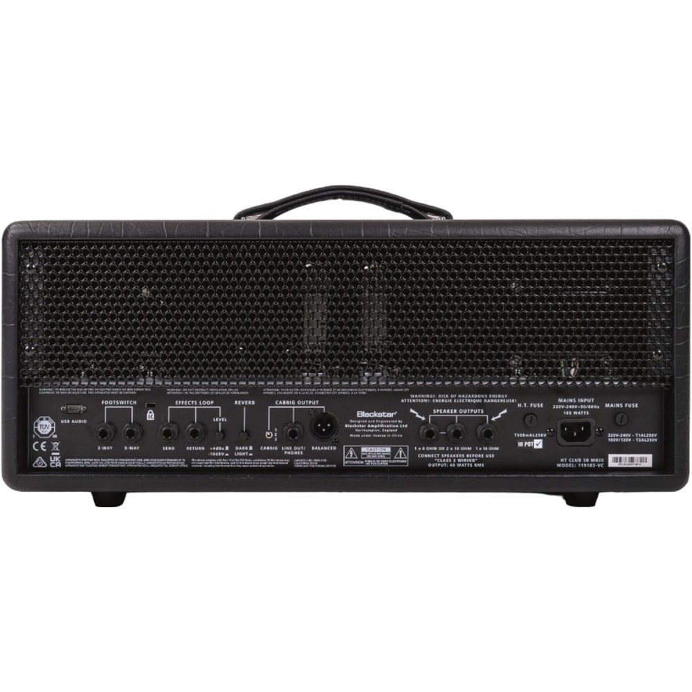 BLACKSTAR HT CLUB 50H MK III - TESTATA VALVOLARE PER CHITARRA 50 WATT
