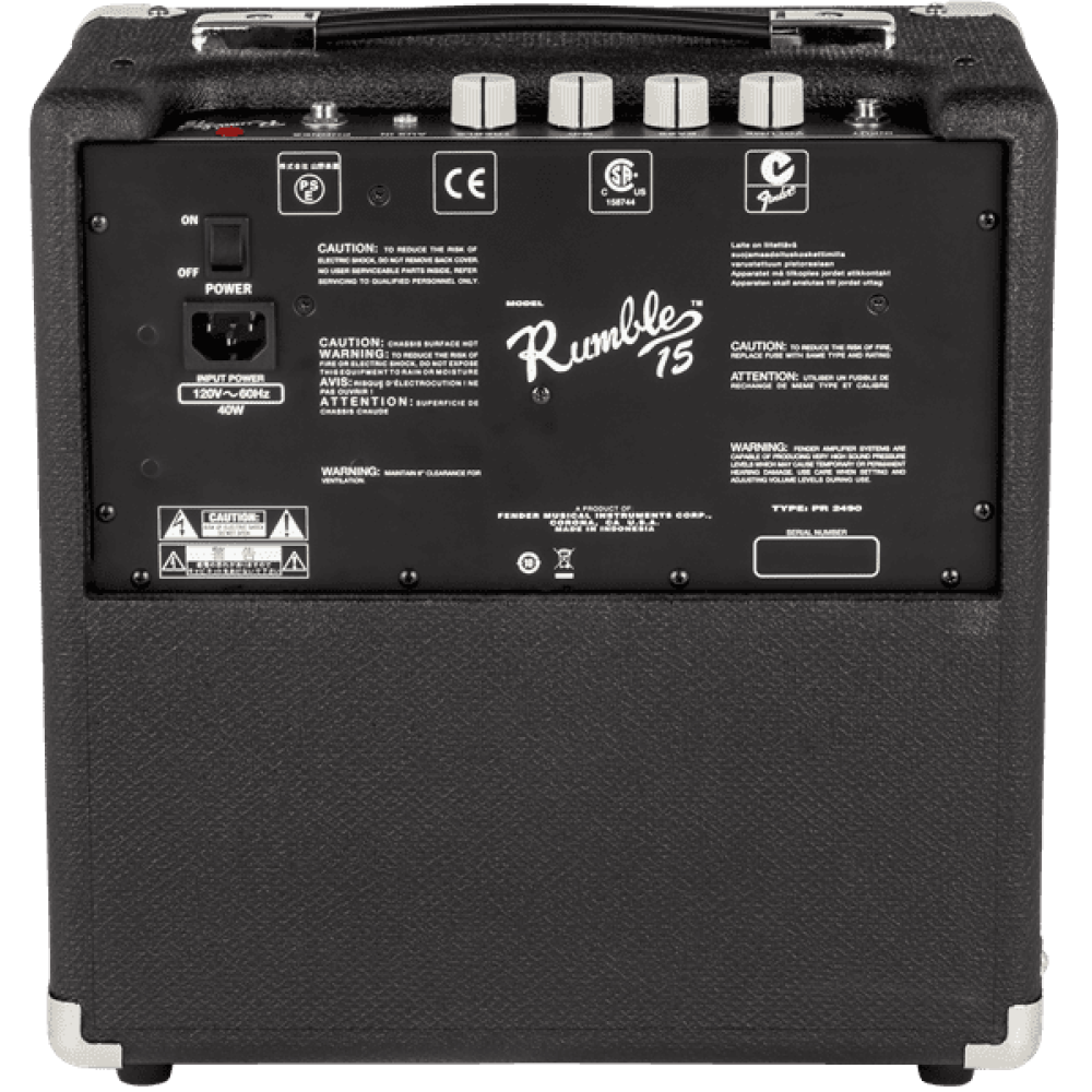 FENDER Rumble 15 - AMPLIFICATORE PER BASSO 1x8" ( 15 Watt )