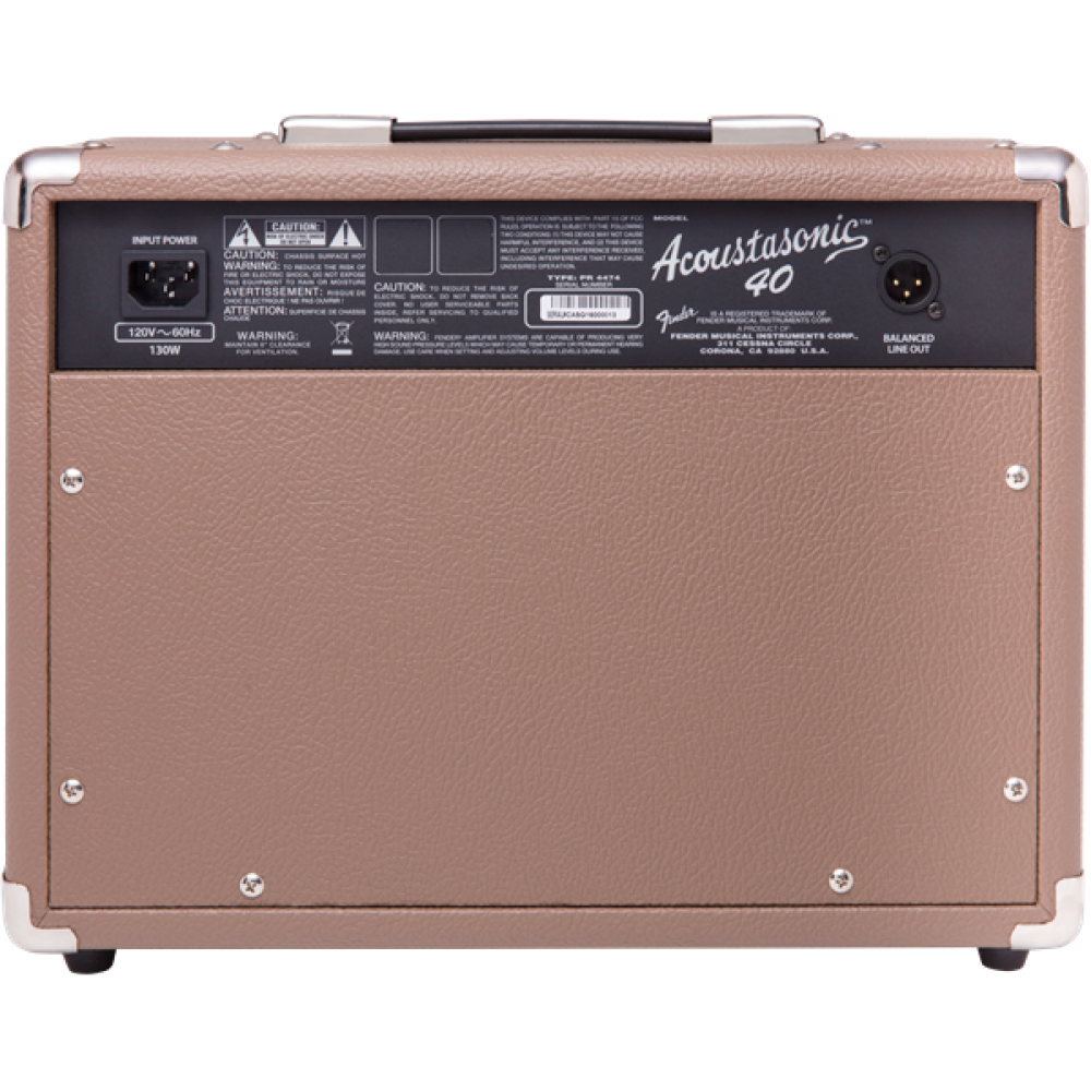 FENDER Acoustasonic 40 - AMPLIFICATORE PER CHITARRA ACUSTICA E VOCE 40 WATT