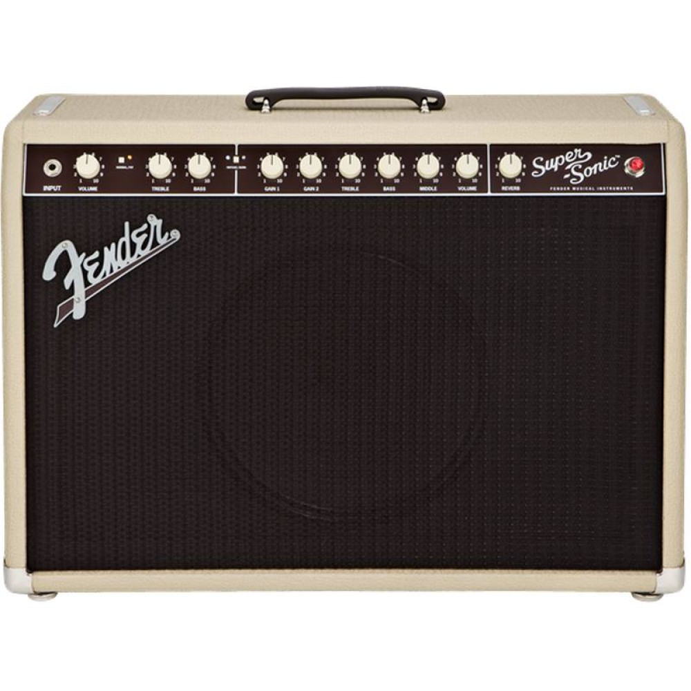 FENDER SUPER SONIC 22 BLONDE - COMBO VALVOLARE PER CHITARRA ELETTRICA CON 1 CONO 12"  (22 WATT)