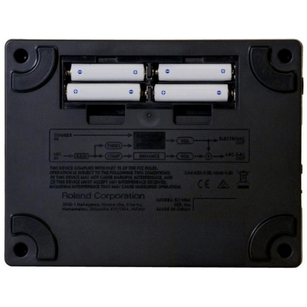 ROLAND EC 10M EL Cajon Mic Processor - MODULO SONORO PER CAJON CON MICROFONO CLIP ON INCLUSO