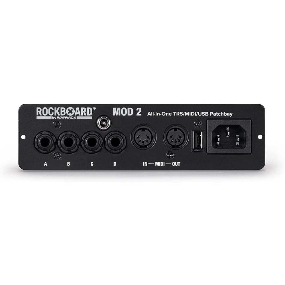 ROCKBOARD MOD 2 V2 MIDI & USB Patchbay - PATCHBAY TRS, MIDI & USB PER PEDANE EFFETTI