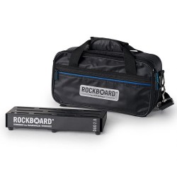 ROCKBOARD DUO 2.0 B Pedalboard - PEDANA PER EFFETTI A PEDALE CON CUSTODIA MORBIDA (31x14cm)