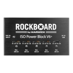 ROCKBOARD ISO Power Block V6 - ALIMENTATORE MULTIPLO ISOLATO PER EFFETTI A PEDALE