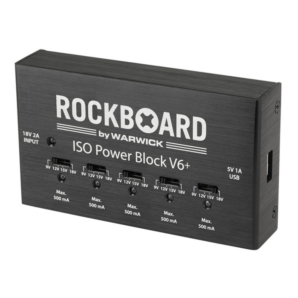 ROCKBOARD ISO Power Block V6 - ALIMENTATORE MULTIPLO ISOLATO PER EFFETTI A PEDALE