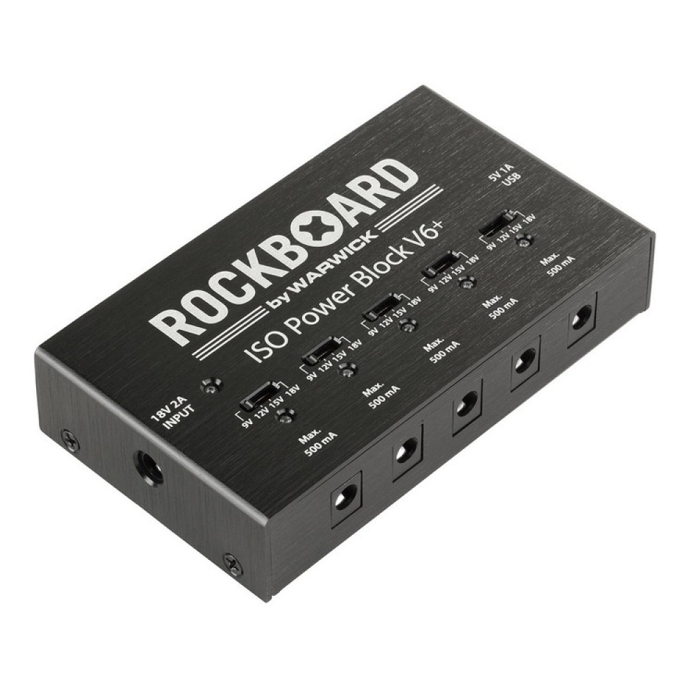 ROCKBOARD ISO Power Block V6 - ALIMENTATORE MULTIPLO ISOLATO PER EFFETTI A PEDALE