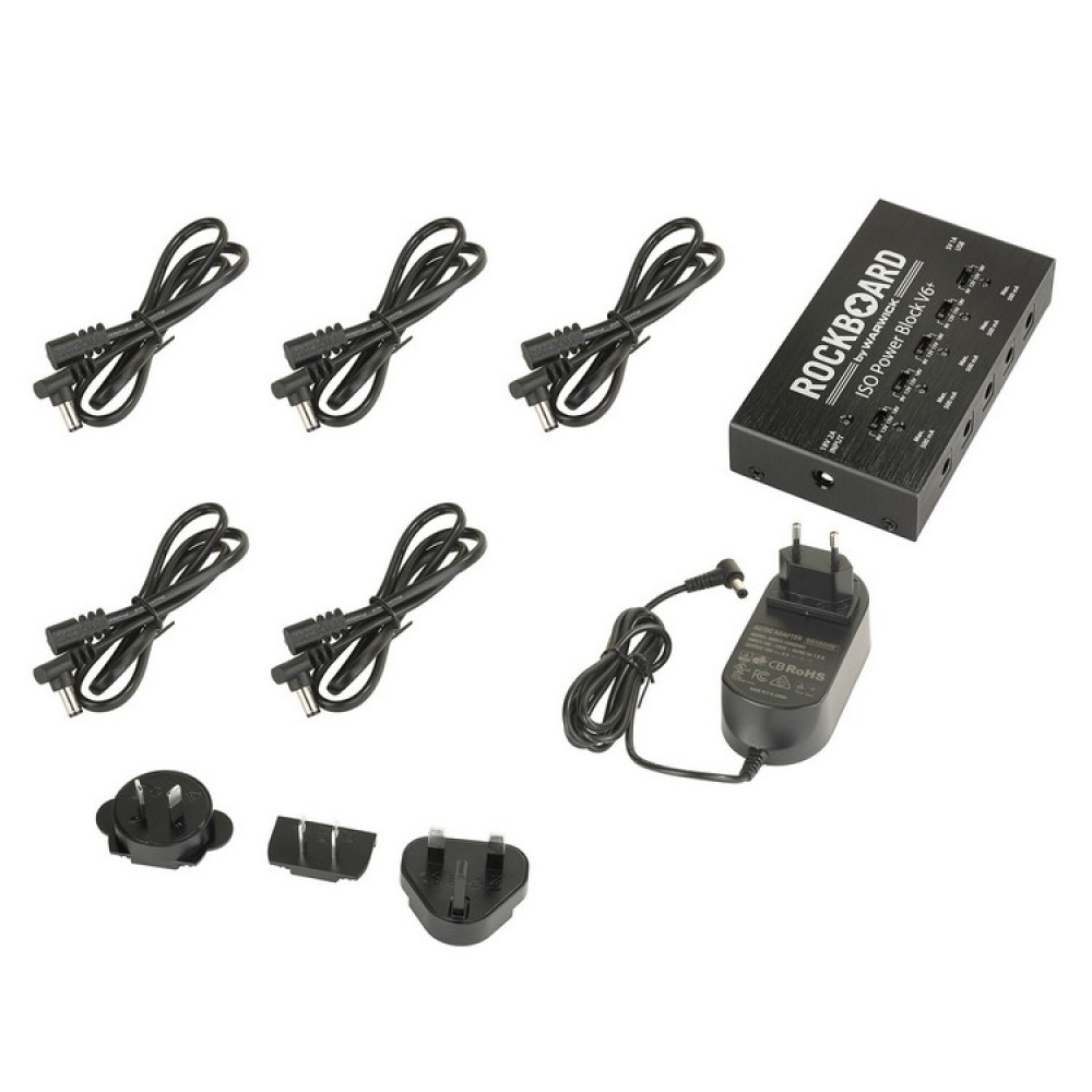 ROCKBOARD ISO Power Block V6 - ALIMENTATORE MULTIPLO ISOLATO PER EFFETTI A PEDALE