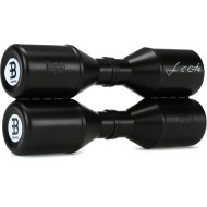 MEINL SH4BK Black Live Shaker - COPPIA DI SHAKER MEDIUM NERI