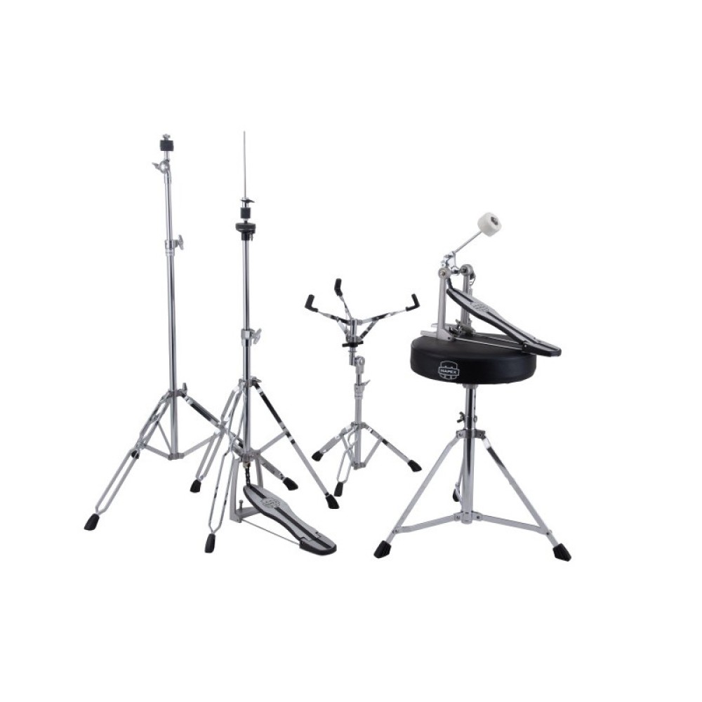 MAPEX CM5294FTCIB Comet Rock 5 Pezzi - BATTERIA ACUSTICA CON HARDWARE E PIATTI CON GRANCASSA DA 22" INDIGO BLUE