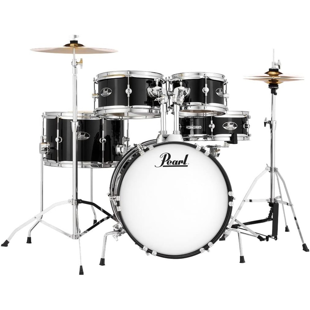 PEARL RSJ465C C31 Roadshow Junior Jet Black - BATTERIA JUNIOR NERA CON HARDWARE E PIATTI