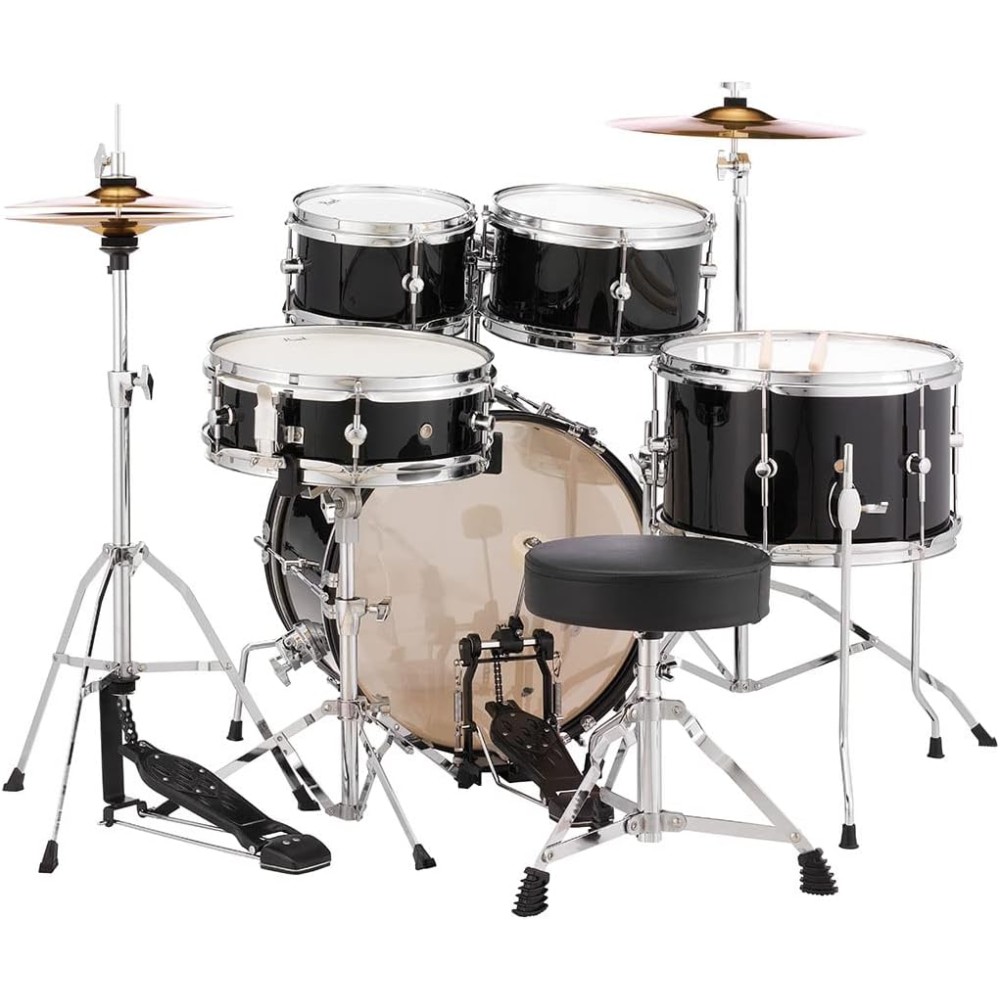PEARL RSJ465C C31 Roadshow Junior Jet Black - BATTERIA JUNIOR NERA CON HARDWARE E PIATTI