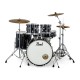 PEARL RS525SBC/C31 ROADSHOW JET BLACK - BATTERIA COMPLETA DI HARDWARE E PIATTI CON CASSA DA 22"