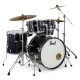 PEARL RS525SBC/C31 ROADSHOW JET BLACK - BATTERIA COMPLETA DI HARDWARE E PIATTI CON CASSA DA 22"