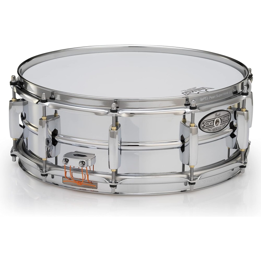 PEARL STH1450S Sensitone Heritage Alloy Steel - RULLANTE 14"x5" IN ACCIAIO