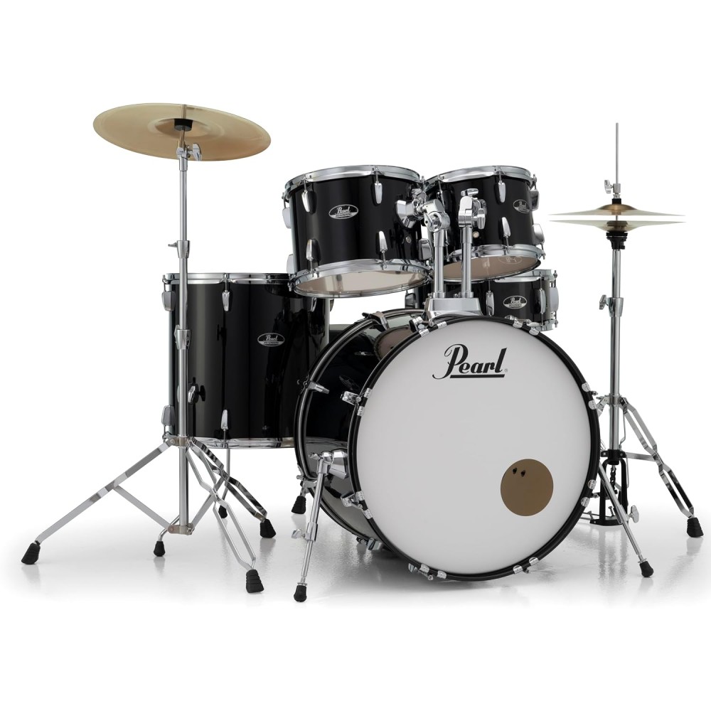 PEARL RS525SC/C31 Roadshow 22" Jet Black - BATTERIA ACUSTICA 5 PEZZI CON PIATTI SABIAN E SGABELLO