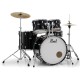 PEARL RS525SC/C31 Roadshow 22" Jet Black - BATTERIA ACUSTICA 5 PEZZI CON PIATTI SABIAN E SGABELLO