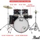 PEARL RS525SC/C31 Roadshow 22" Jet Black - BATTERIA ACUSTICA 5 PEZZI CON PIATTI SABIAN E SGABELLO