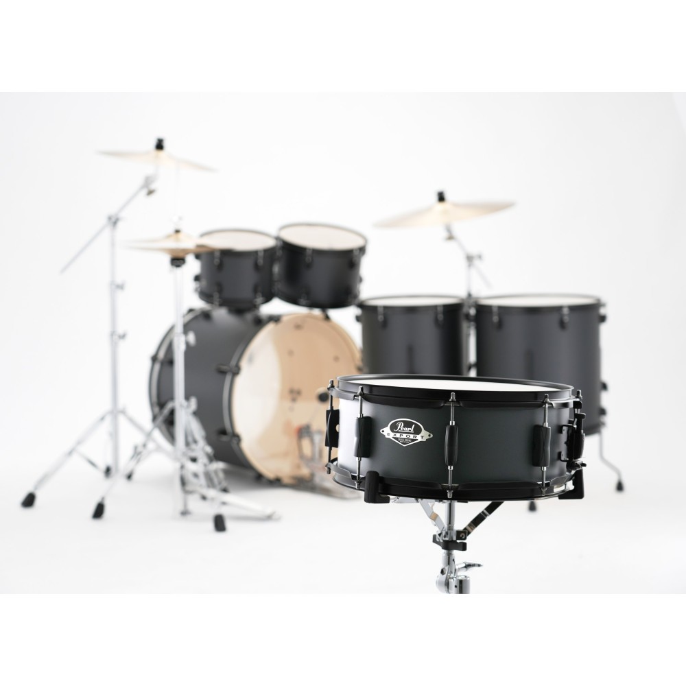 PEARL EXX725SNBR/C866 Export Standard 22" GRAPHITE SLAVE - BATTERIA ACUSTICA 5 PEZZI CON HARDWARE E PIATTI SABIAN