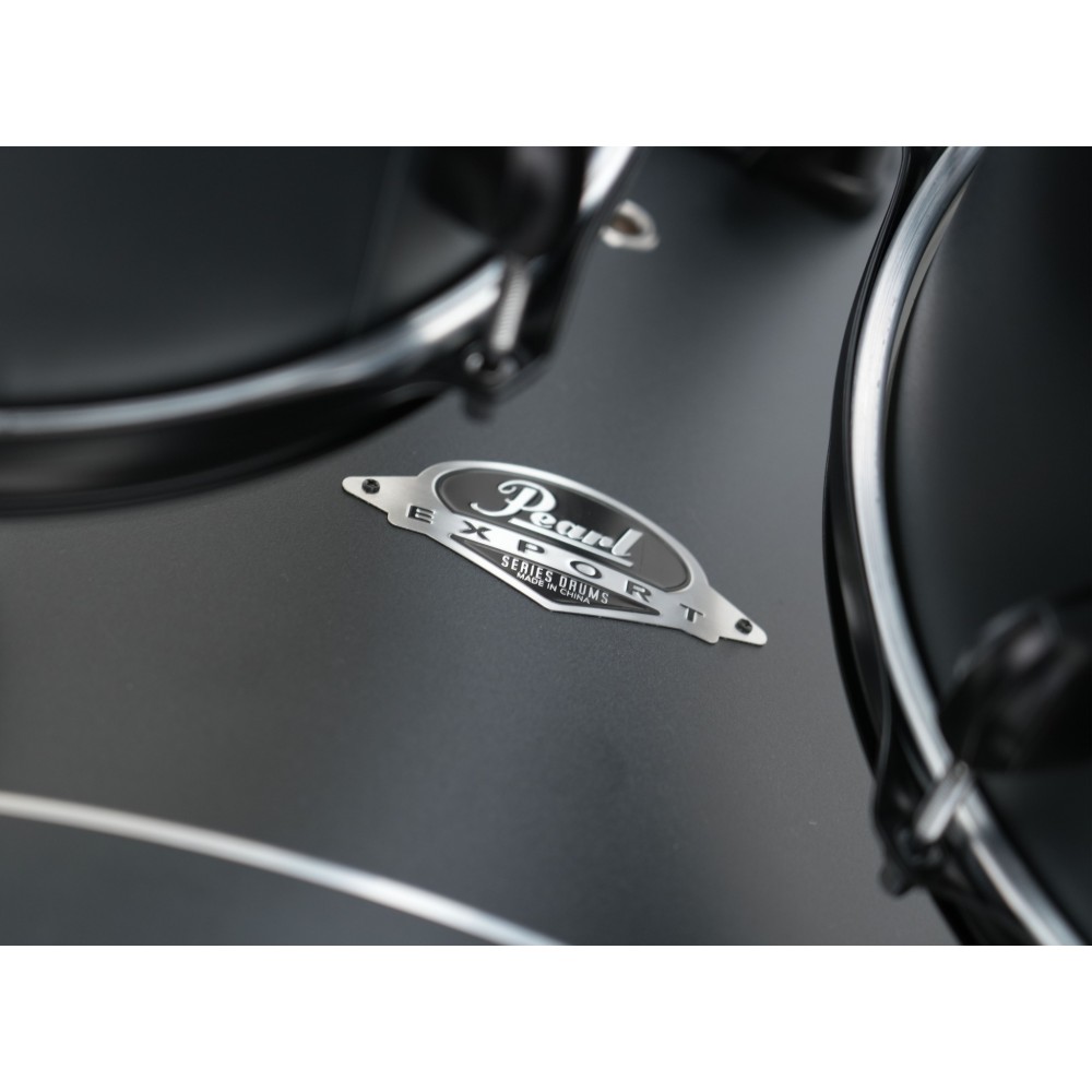 PEARL EXX725SNBR/C866 Export Standard 22" GRAPHITE SLAVE - BATTERIA ACUSTICA 5 PEZZI CON HARDWARE E PIATTI SABIAN