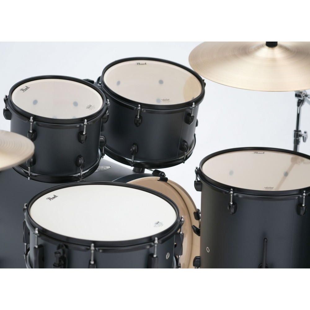 PEARL EXX725SNBR/C866 Export Standard 22" GRAPHITE SLAVE - BATTERIA ACUSTICA 5 PEZZI CON HARDWARE E PIATTI SABIAN