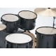 PEARL EXX725SNBR/C866 Export Standard 22" GRAPHITE SLAVE - BATTERIA ACUSTICA 5 PEZZI CON HARDWARE E PIATTI SABIAN
