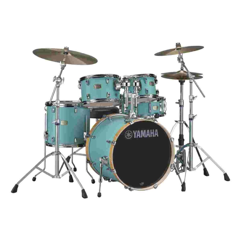 YAMAHA SBP2F5MSG7 STAGE CUSTOM BIRCH MSG - BATTERIA ACUSTICA CASSA 22" CON HARDWARE COLORE MATTE SURF GREEN