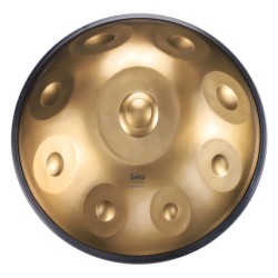 SELA PERCUSSION HP SE400 - NOMO HANDPAN  ACCIAO INOSSIDABILE 9 NOTE RE KURDO (D KURD)