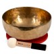 SELA PERCUSSION SB SE265 HARMONY SINGIN BOWL - CAMPANA TIBETANA IN OTTONE DIAMETRO 22 CM SVADISTHANA CHAKRA CON BATTENTE E CUSTODIA