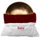 SELA PERCUSSION SB SE265 HARMONY SINGIN BOWL - CAMPANA TIBETANA IN OTTONE DIAMETRO 22 CM SVADISTHANA CHAKRA CON BATTENTE E CUSTODIA