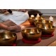 SELA PERCUSSION SB SE265 HARMONY SINGIN BOWL - CAMPANA TIBETANA IN OTTONE DIAMETRO 22 CM SVADISTHANA CHAKRA CON BATTENTE E CUSTODIA