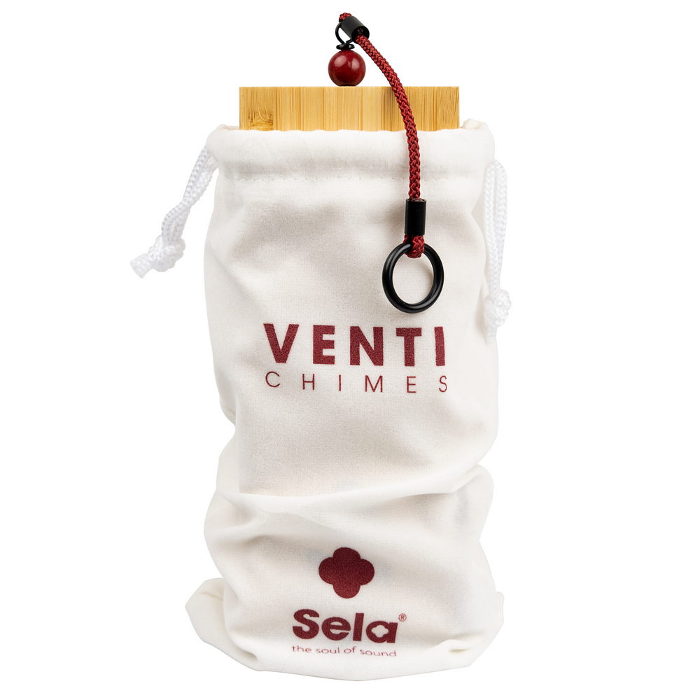 SELA PERCUSSION CH SEV FI VENTI CHIMES FIRE ROSSO - CHIMES IN BAMBOO INTONAZIONE G-B-D-C  CON CUSTODIA INCLUSA