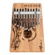 SELA PERCUSSION SE 255 KALIMBA ART SERIES - KALIMBA IN MOGANO 10 TASTI PEACEFUL MIND CON CUSTODIA E MARTELLETTO