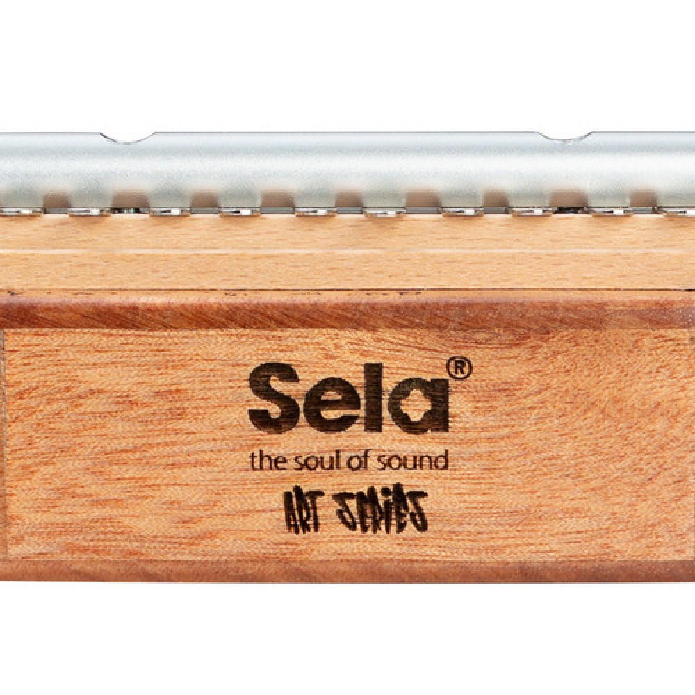 SELA PERCUSSION SE 255 KALIMBA ART SERIES - KALIMBA IN MOGANO 10 TASTI PEACEFUL MIND CON CUSTODIA E MARTELLETTO