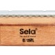 SELA PERCUSSION SE 258 KALIMBA ART SERIES - KALIMBA IN MOGANO 10 TASTI FLOWER POWER CON CUSTODIA E MARTELLETTO