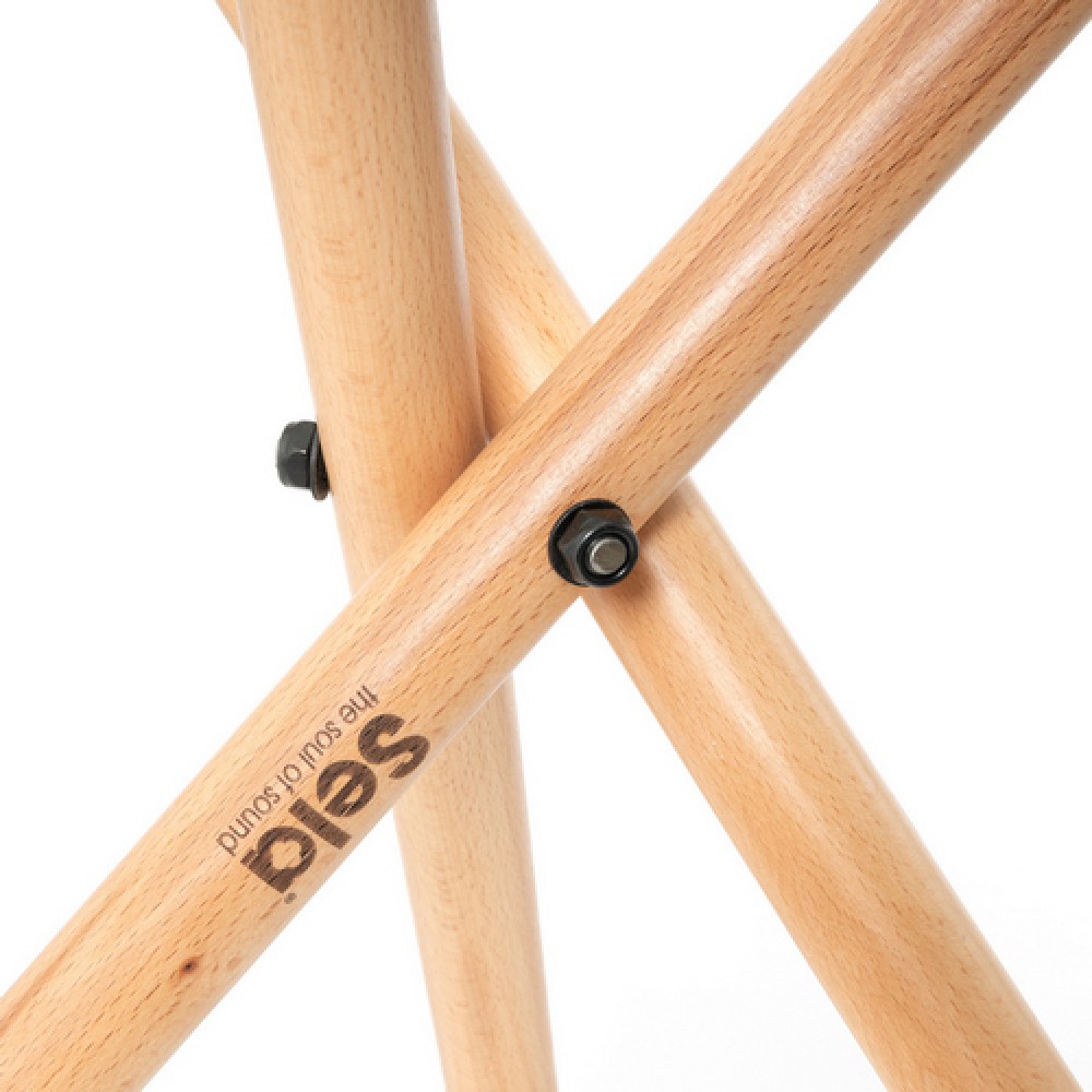 SELA PERCUSSION SE 199 - SUPPORTO IN FAGGIO PER HANDPAN ALTEZZA 61 CM