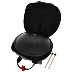 SELA PERCUSSION SE 380 Melody Tongue Drum D Kurd 14" (Black, With Gig Bag) - TONGUE DRUM DA 14"