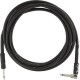 FENDER 10 FEAT Professional Series Instrument Cable Straight-Angle 10' Black - CAVO JACK PER CHITARRA  CON JACK A PIPA COLOR NERO 3 MT.