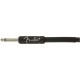 FENDER 10 FEAT Professional Series Instrument Cable Straight-Angle 10' Black - CAVO JACK PER CHITARRA  CON JACK A PIPA COLOR NERO 3 MT.