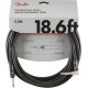 FENDER Professional Series Instrument Cable Straight/Angle 5,5 mt Black - CAVO AUDIO PER STRUMENTI JACK 6,3MM - JACK ANGOLATO 6,3MM 5,5 MT