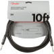 FENDER 10 FT PROFESSIONAL SERIES INSTRUMENT CABLE BLACK - JACK 3 MT COLOR NERO