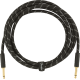 FENDER 10 FT DELUXE SERIES INSTRUMENT CABLE BLACK TWEED - CAVO JACK JACK IN TWEED NERO DA 3 MT.