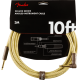 FENDER 10 FT DELUXE SERIES INSTRUMENT CABLE VINTAGE TWEED - CAVO JACK DRITTO - JACK PIPA 3 MT. VINTAGE TWEED