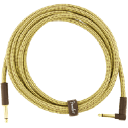 FENDER 10 FT DELUXE SERIES INSTRUMENT CABLE VINTAGE TWEED - CAVO JACK DRITTO - JACK PIPA 3 MT. VINTAGE TWEED