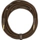 FENDER Paramount 18.6' Acoustic Instrument Cable Brown - CAVO PER CHITARRA ACUSTICA JACK 6,35MM - JACK 6,35MM MARRONE DA 5,5MT