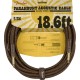 FENDER Paramount 18.6' Acoustic Instrument Cable Brown - CAVO PER CHITARRA ACUSTICA JACK 6,35MM - JACK 6,35MM MARRONE DA 5,5MT