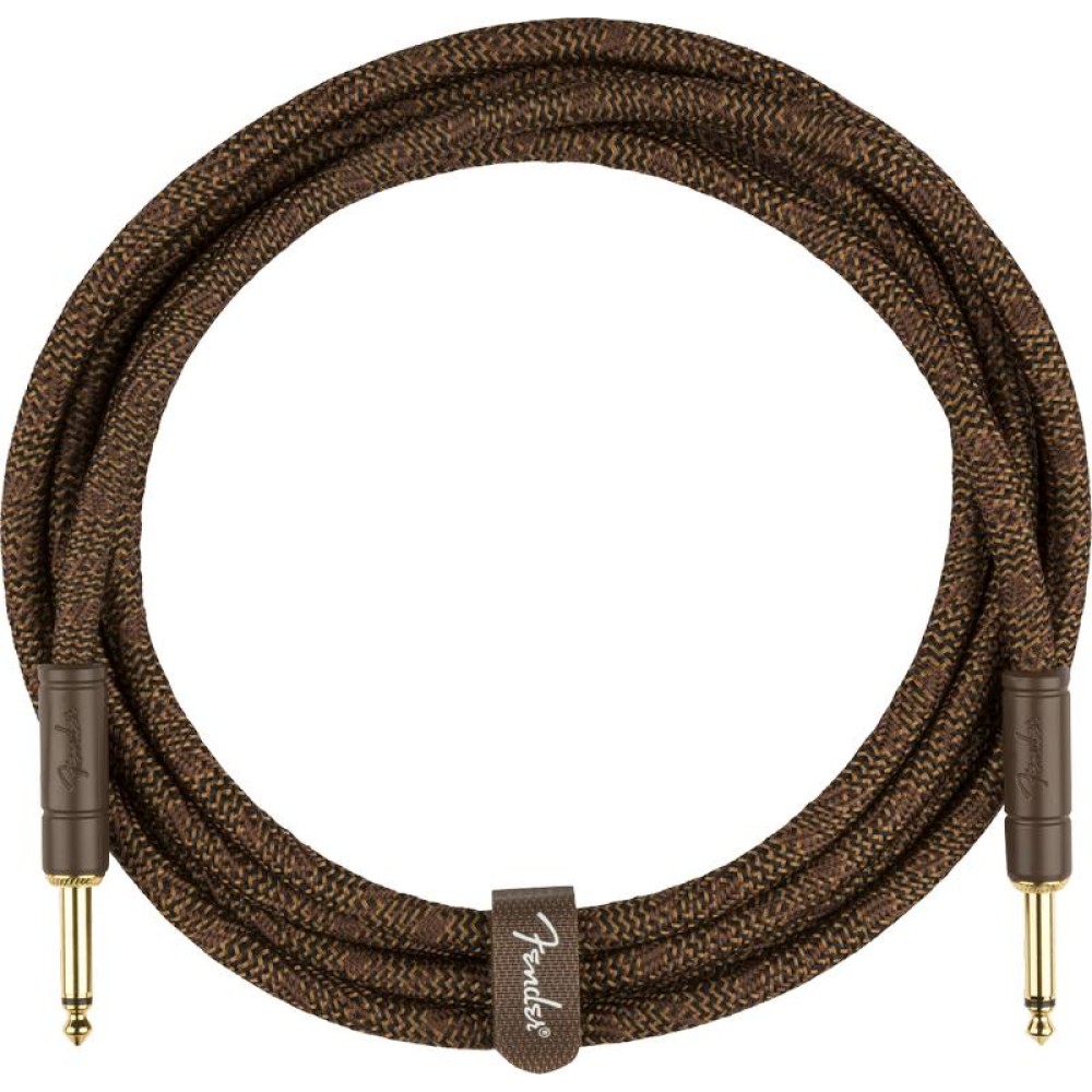 FENDER Paramount 10' Acoustic Instrument Cable Brown - CAVO PER CHITARRA ACUSTICA JACK 6,35MM - JACK 6,35MM MARRONE DA 3MT