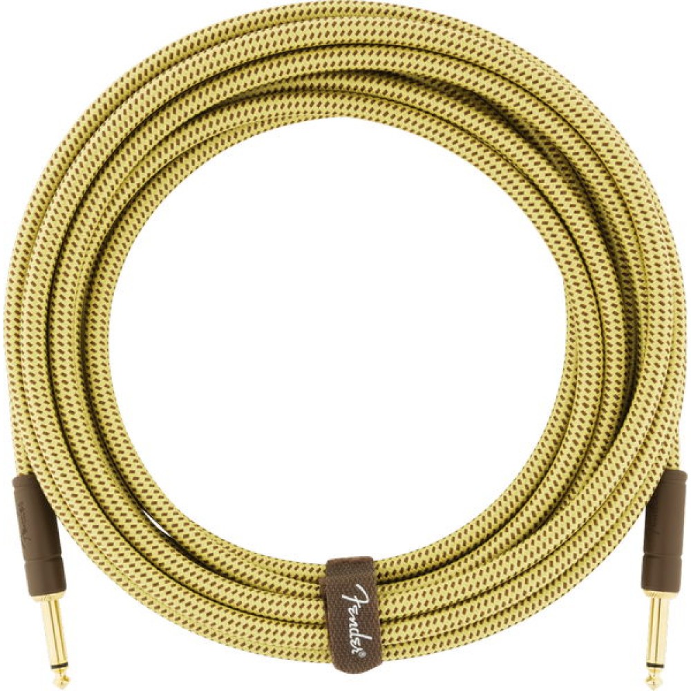 FENDER Deluxe Series Instrument Cable Straight Straight 3m Tweed - CAVO AUDIO PER STRUMENTI JACK 6,3MM  JACK 6,3MM 3 METRI
