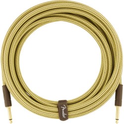 FENDER Deluxe Series Instrument Cable Straight Straight 3m Tweed - CAVO AUDIO PER STRUMENTI JACK 6,3MM  JACK 6,3MM 3 METRI