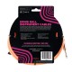 ERNIE BALL 6079 Braided Cable 10' Neon Orange - CAVO AUDIO PER STRUMENTI JACK DRITTO 6,35MM / JACK ANGOLATO 6,35MM 3,05 METRI